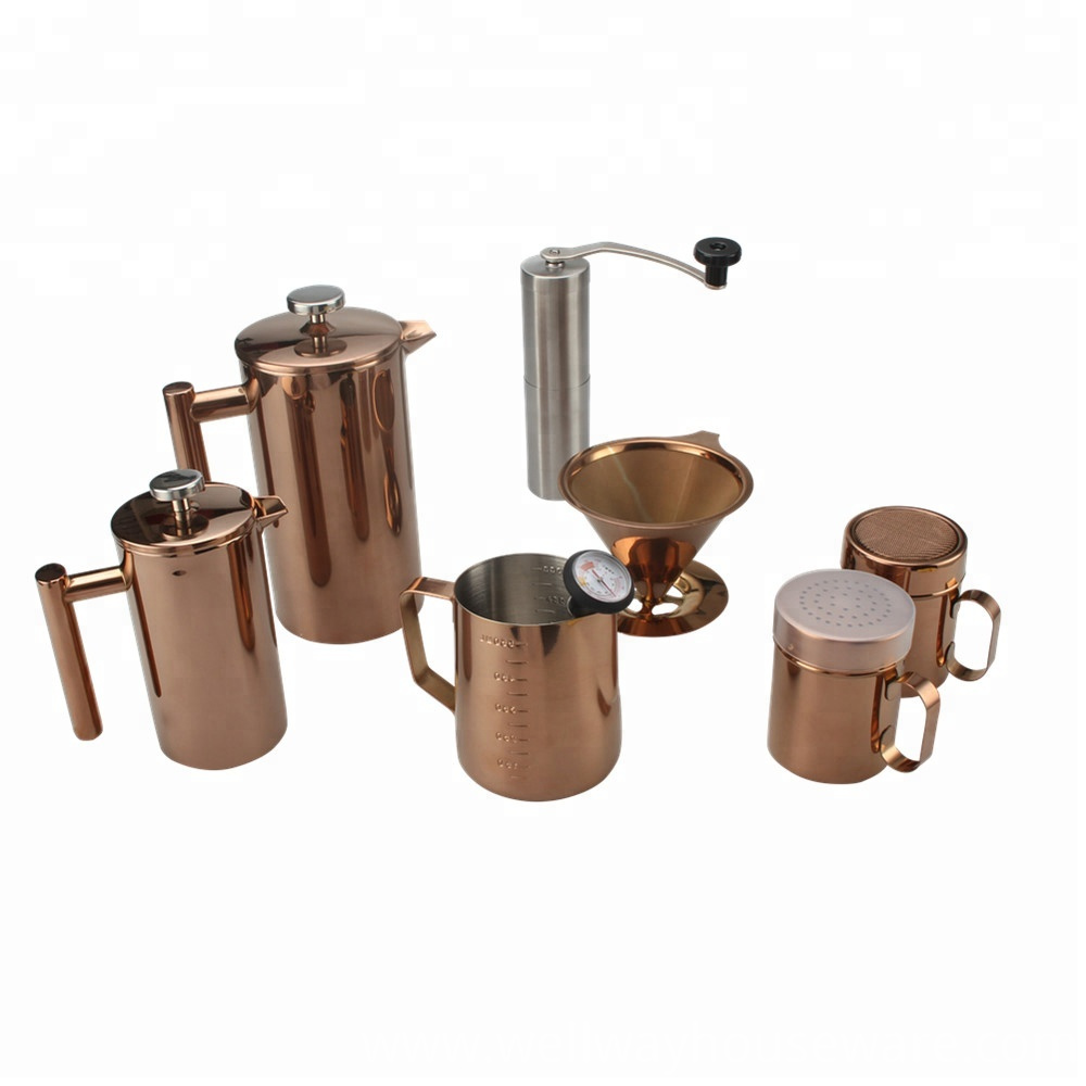 Copper French Coffee Press 1 Liter 1l 3 Copper French Coffee Press 1 Liter 1l 3